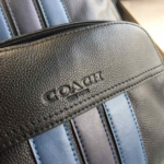 Coach’s 19th New Large-sized Backpack - Black/Blue - Image 3
