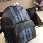 Coach’s 19th New Large-sized Backpack - Black/Blue - Image 2