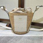 Chloe Concave Shape Basket Bag - White