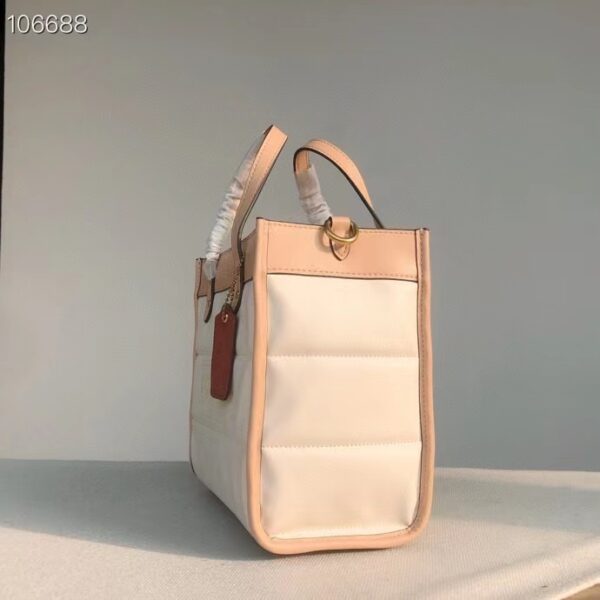 Coach Badge Field Tote Bag - Skin - Image 5