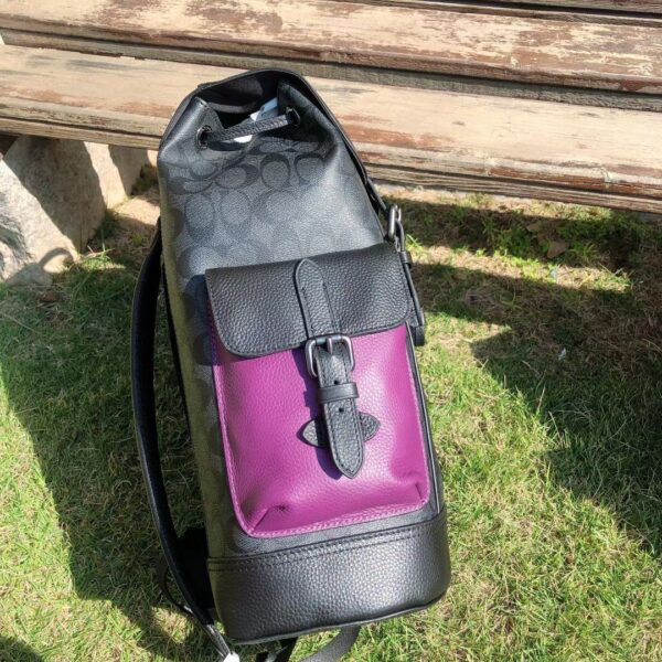 Coach Hudson Series Backpack - Black - Image 4
