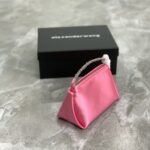 Alexander Wang Satin Clutch Bag - Pink - Image 5