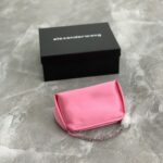 Alexander Wang Satin Clutch Bag - Pink - Image 3