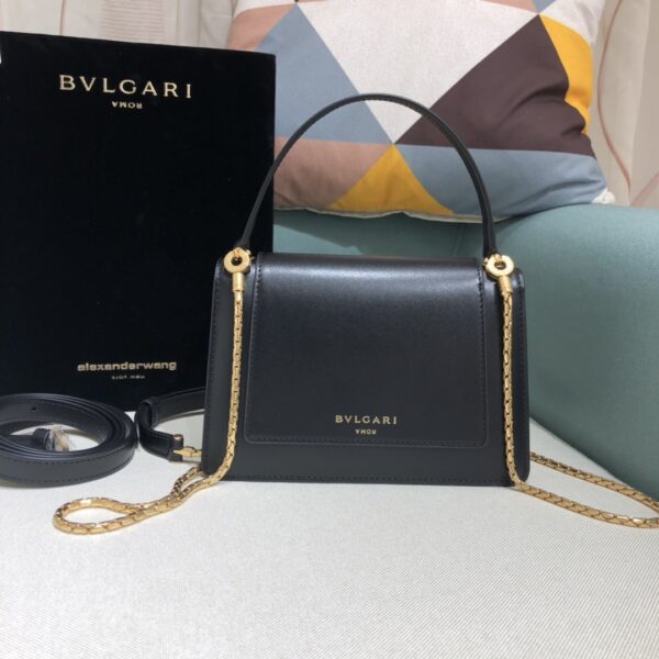 Bulgari Enamel Snake Eyes WangxBvlgar Handbag - Black - Image 5