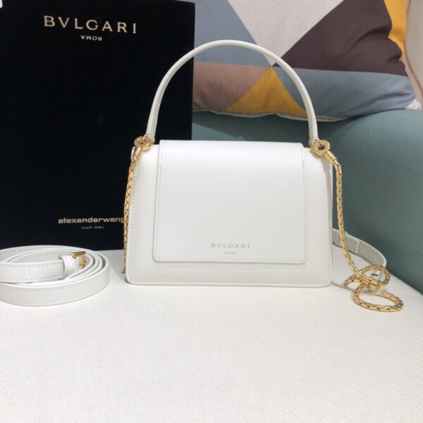 Bulgari Enamel Snake Eyes WangxBvlgar Handbag - White - Image 5