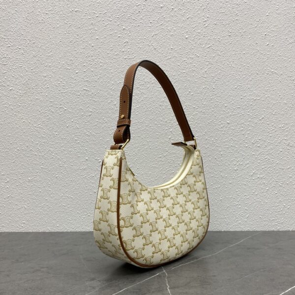 Celine Ava Armpit Bag - White - Image 5