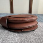 Chloe Darryl Mocha Warm Brown Saddle Bag - Brown - Image 3