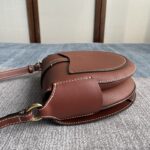 Chloe Darryl Mocha Warm Brown Saddle Bag - Brown - Image 4