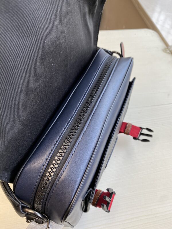 Coach Tracker Crossbody Messenger Bag - Black - Image 3