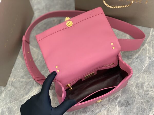 Bulgari Serpenti Cabochon Medium Handbag - Pink - Image 2