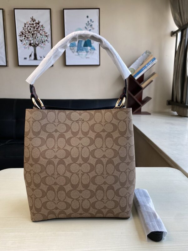 Coach Medium Size Dinosaur Graffiti Bucket Bag - Cream - Image 5