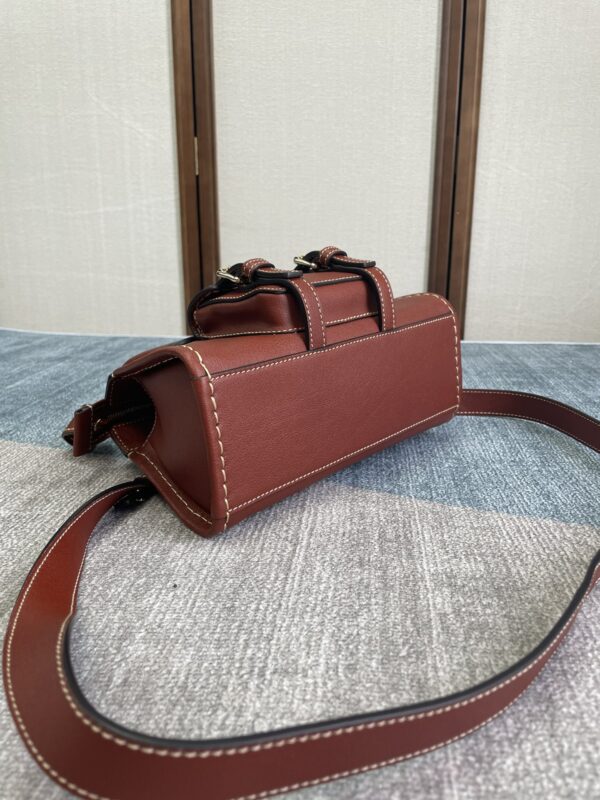 Chloe Edith Buffalo Leather Mini Handbag - Brown - Image 3