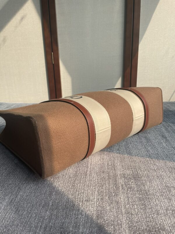Chloe Woody Large Tote Bag - Brown - Image 3