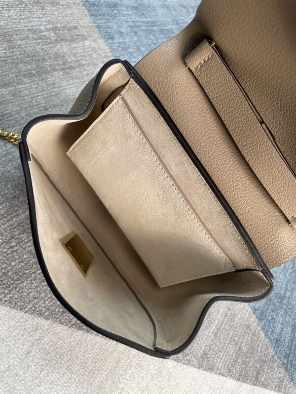 Chloe Mini Drew Piggy Bag - Elephant Gray - Image 2
