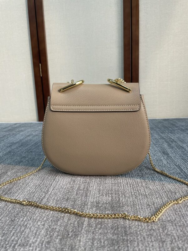 Chloe Mini Drew Piggy Bag - Elephant Gray - Image 4