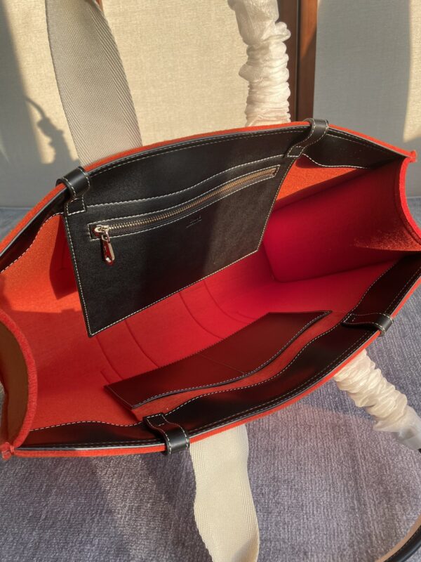 Chloe Woody Large Tote Bag - Red - Image 2