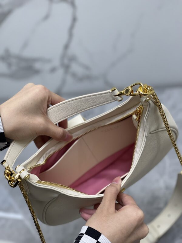 Bulgari Serpenti Ellipse Series Large Crossbody Bag - White - Image 3