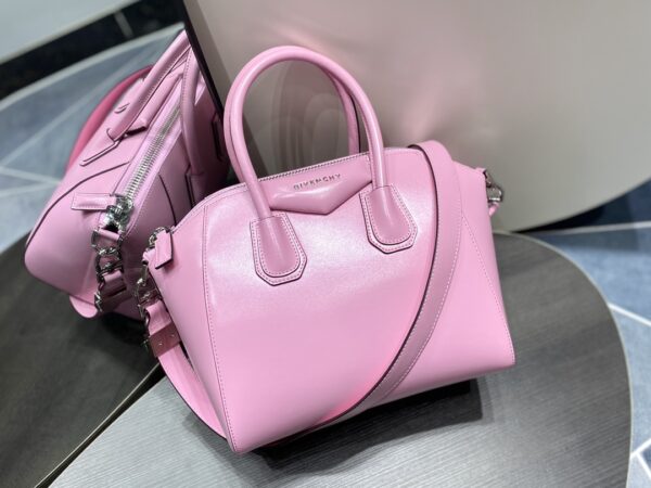 Givenchy Classic Antigona Motorcycle Small Bag - Pink - Image 2