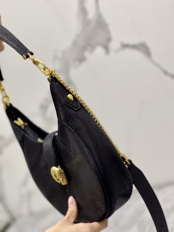 Bulgari Serpenti Ellipse Series Large Crossbody Bag - Black - Image 5