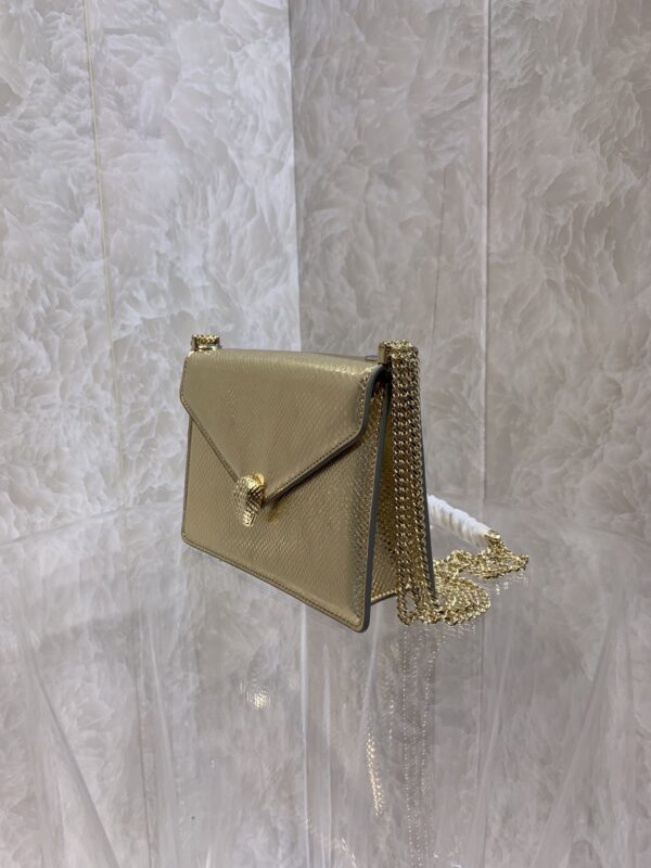 Bulgari Serpenti Multichain ​​Series Handbag - Gold - Image 5