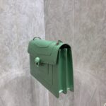 Bulgari Cow Patent Leather Handbag – Green - Image 5