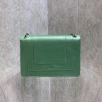 Bulgari Cow Patent Leather Handbag – Green - Image 4