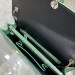 Bulgari Cow Patent Leather Handbag – Green - Image 2