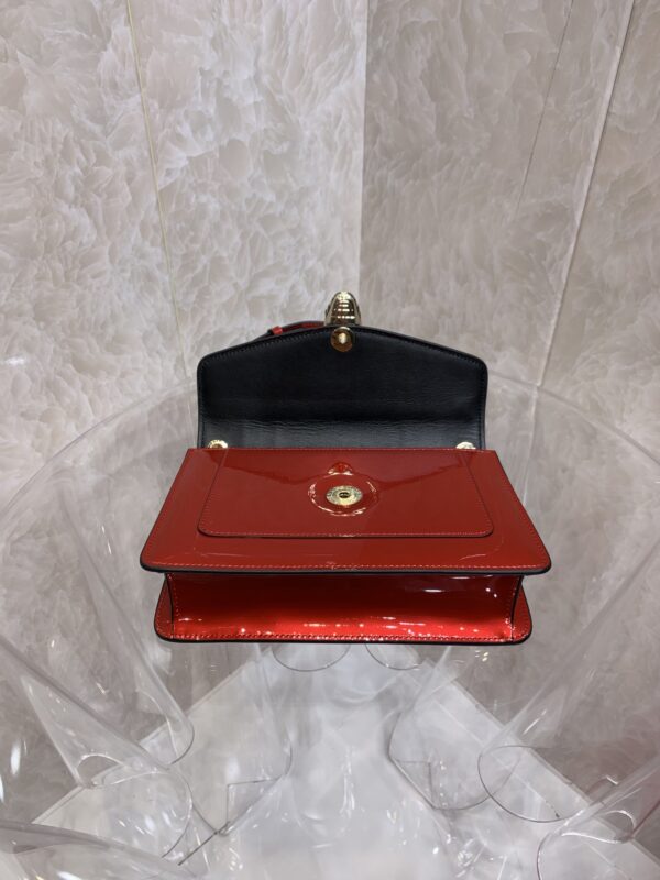 Bulgari Single Layer Single Chain Handbag - Red - Image 3