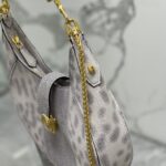 Bulgari Serpenti Ellipse Series Large Crossbody Bag - Gray - Image 3