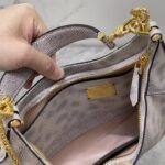 Bulgari Serpenti Ellipse Series Large Crossbody Bag - Gray - Image 4