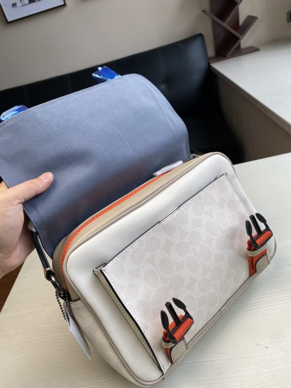 Coach Men's Track Crossbody Messenger Bag - Cream - Image 3