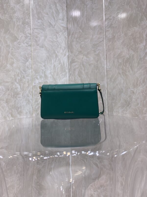 Bulgari Serpenti Forever East-West Small Shoulder Bag - Green - Image 4