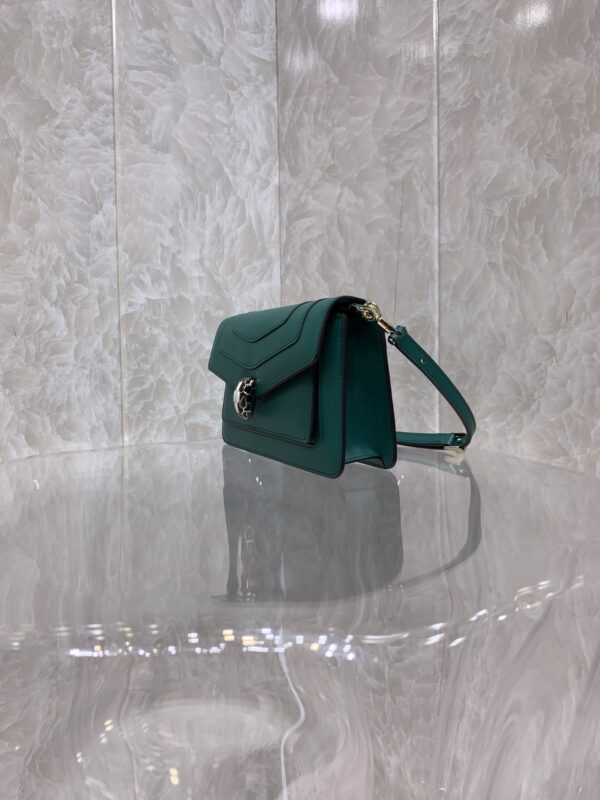 Bulgari Serpenti Forever East-West Small Shoulder Bag - Green - Image 5