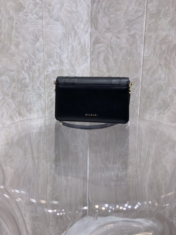 Bulgari Serpenti Forever East-West Small Shoulder Bag - Black - Image 4