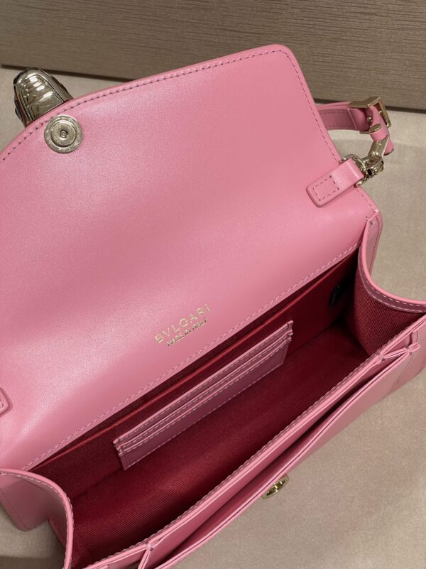 Bulgari Serpenti Forever East-west Series Small Shoulder Bag - Pink - Image 2