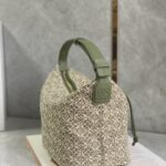 Celine Cubi Embroidered Lunch Medium Bag - Cream - Image 5