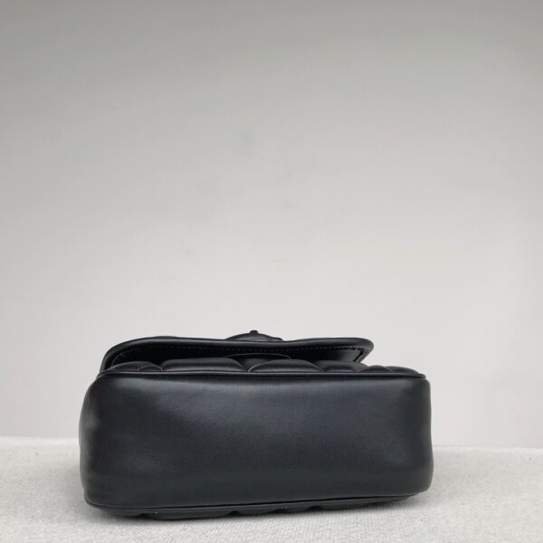 Coach Chain Pillow Madison Armpit Crossbody Bag - Black - Image 4