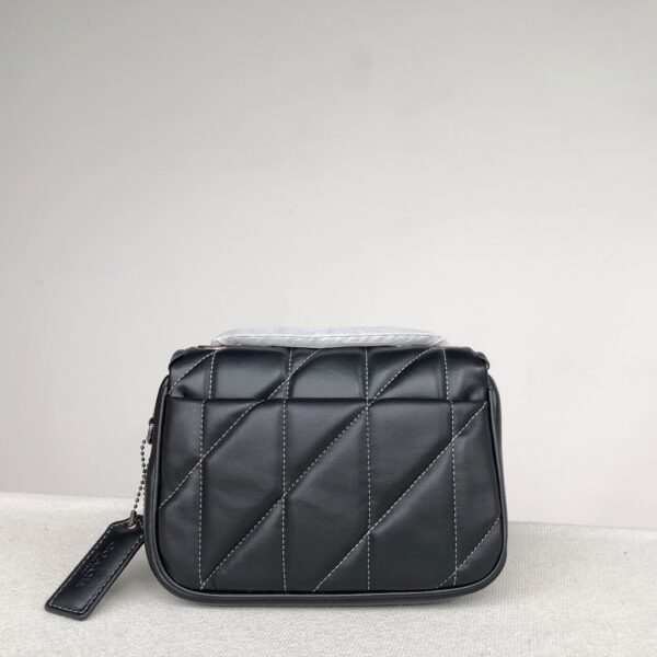 Coach Chain Pillow Madison Armpit Crossbody Bag - Black - Image 5