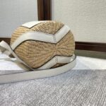 Chloe Concave Shape Basket Bag - White - Image 3