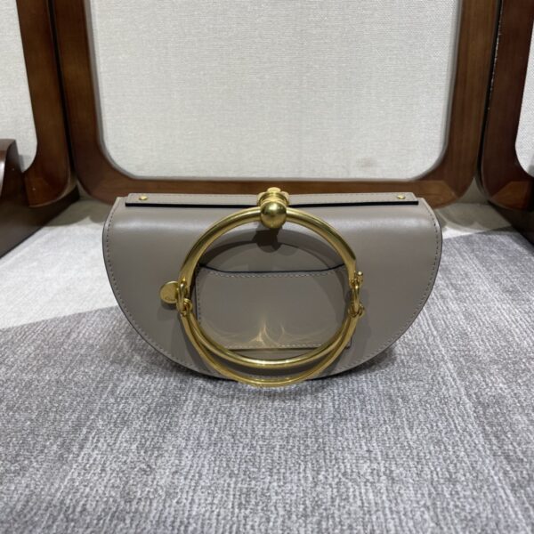 Chloe Nile Catwalk Style Handbag - Elephant Gray - Image 4