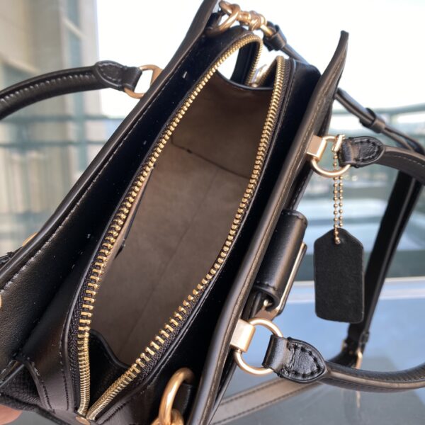 Coach Grace Carryall Square Bag - Black - Image 2