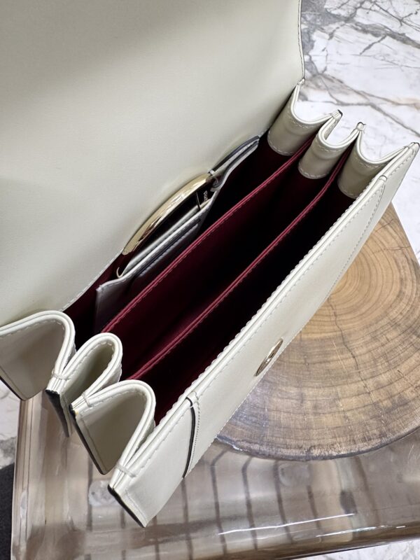 Bulgari Serpenti Forever Wrist Accordion Bag - White - Image 3