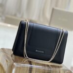 Bulgari Serpenti Forever Flip Handbag - Black - Image 5
