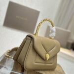 Bulgari Serpenti Reverse Mini Shoulder Bag - Brown - Image 5