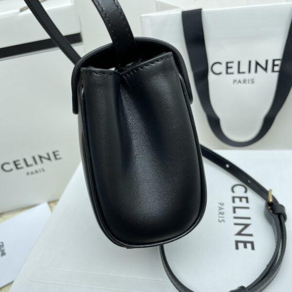 Celine Mini Soft16 Handbag - Black - Image 5