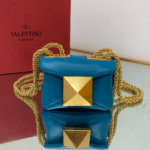 Valentino Garavani One Stud Soft Mini Chain Handbag - Blue