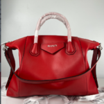 Givenchy Houndstooth Antigona Small Handbag - Red