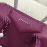 Givenchy G Vanchy Goatskin Antigona Large Handbag - Purple - Image 3