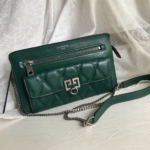 Givenchy Pocket Diamond-shaped Quilted Large Crossbody Bag - Black