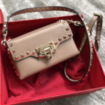 Valentino Garavani Rockstud Crossbody Handbag - Nude Powder